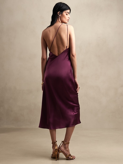 Image number 4 showing, Divine Silk One-Shoulder Dress