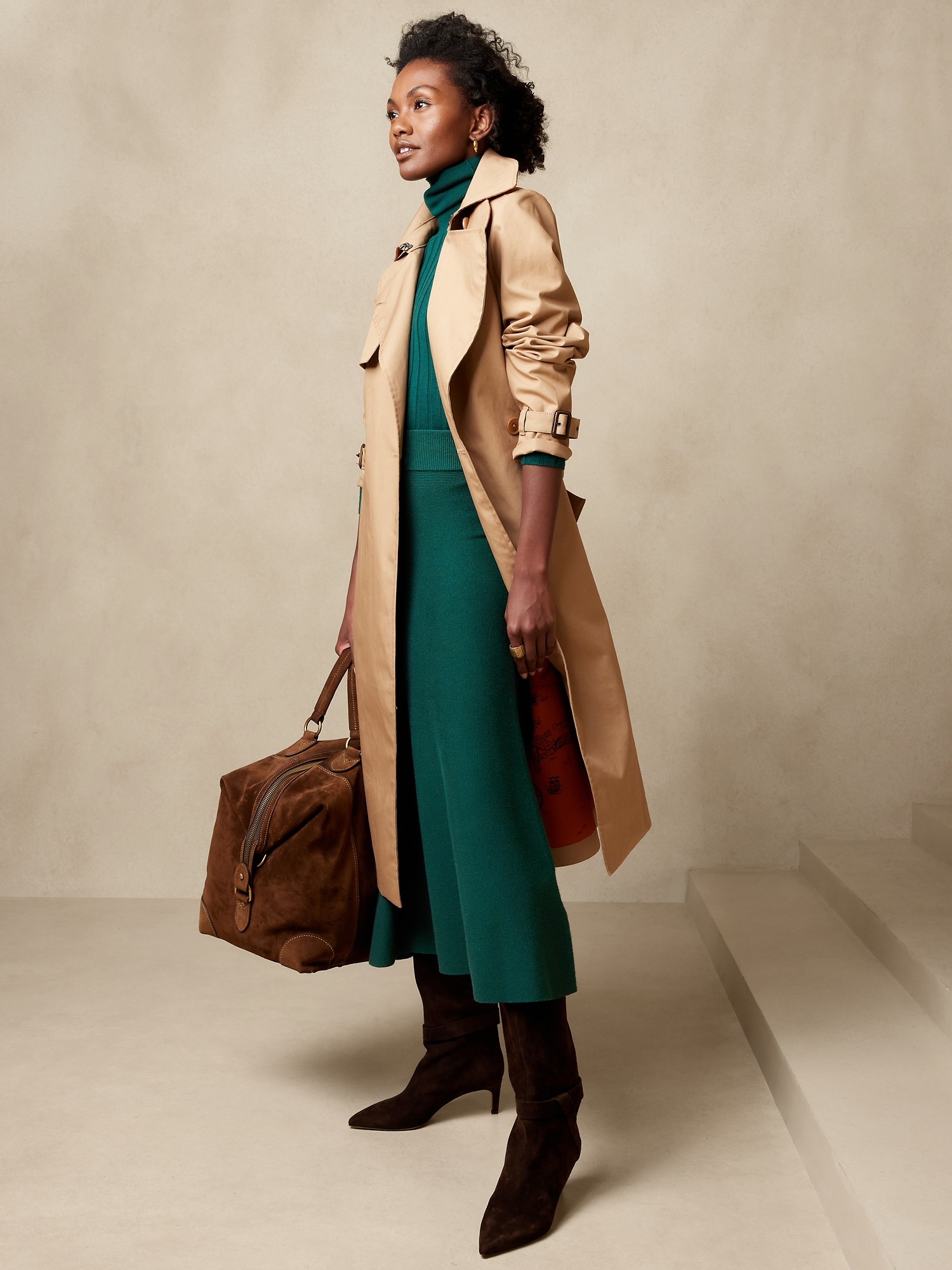 Asti Ribbed Sweater Skirt Banana Republic