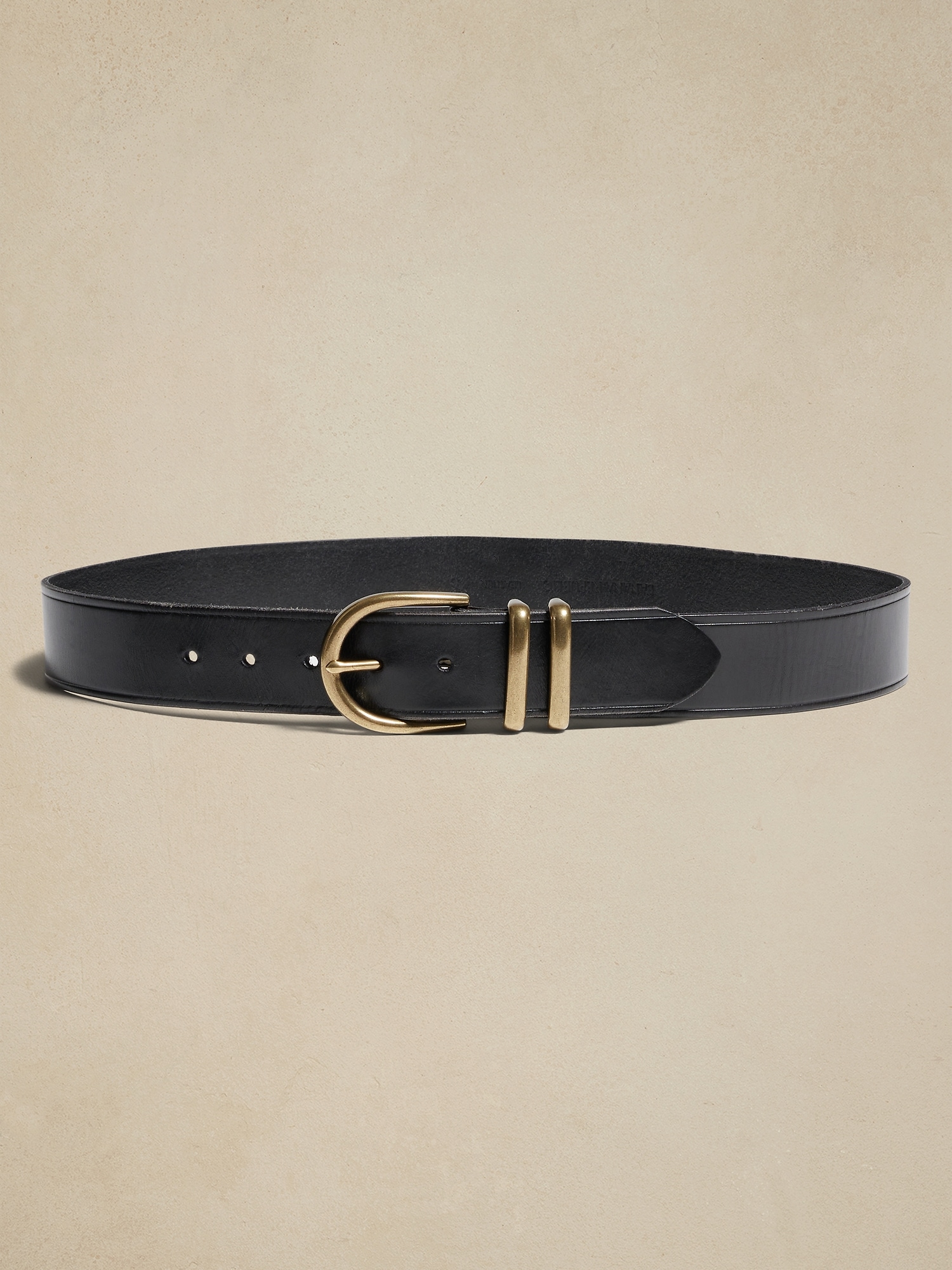 Banana Republic Fiori Leather Belt black. 1 Banana Republic Fiori Leather Belt black. 1