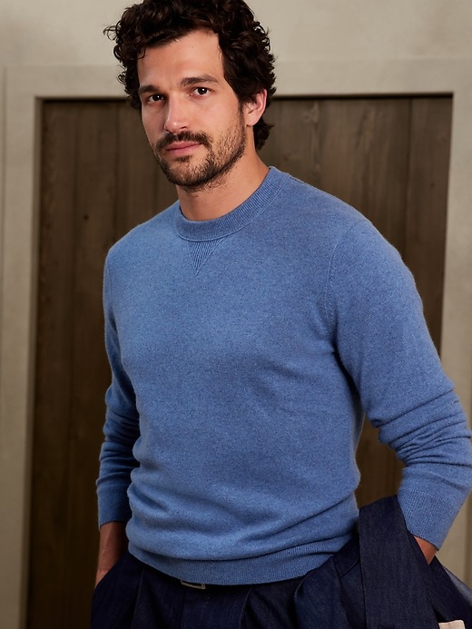 Image number 1 showing, Sarno Cashmere Crew-Neck Sweater