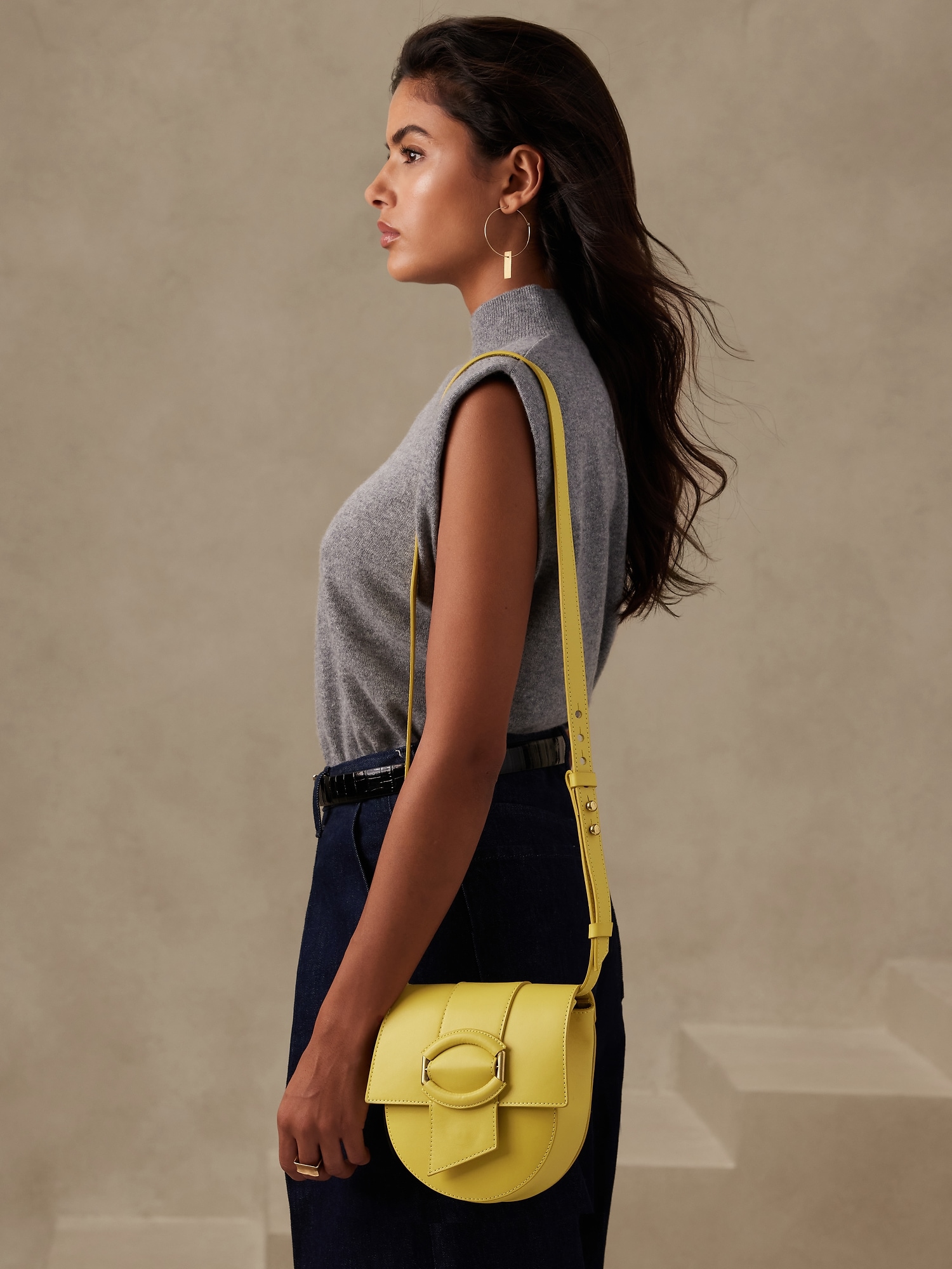 Senreve Leather Waist Bag w/ Tags - Yellow Waist Bags, Handbags