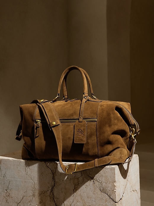 Archer Suede Weekender | Banana Republic