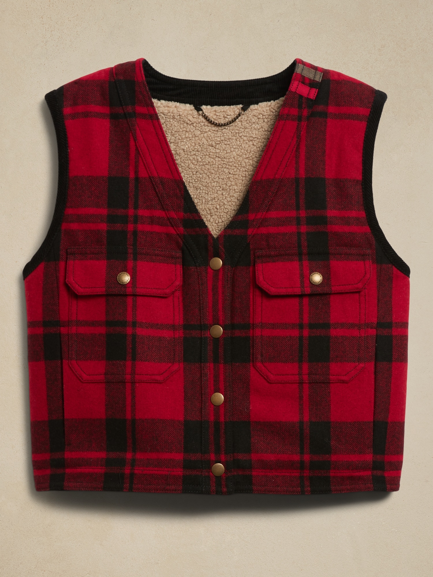 Nevita Plaid Vest | Banana Republic