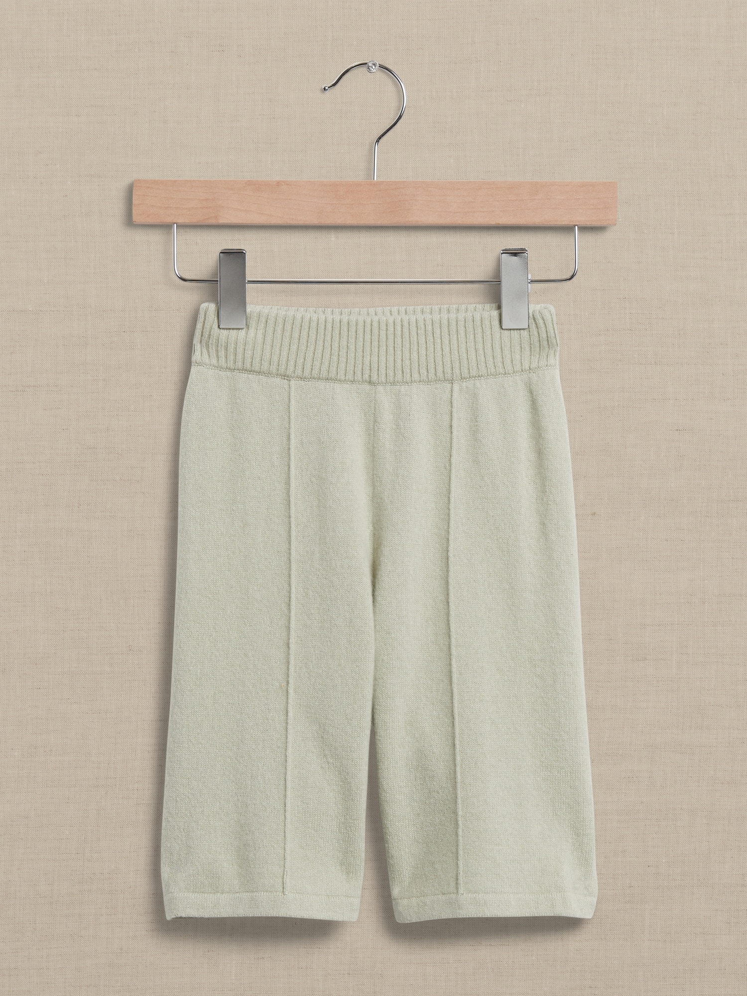 Banana Republic Luna Cashmere Wide-Leg Pant for Baby + Toddler green. 1
