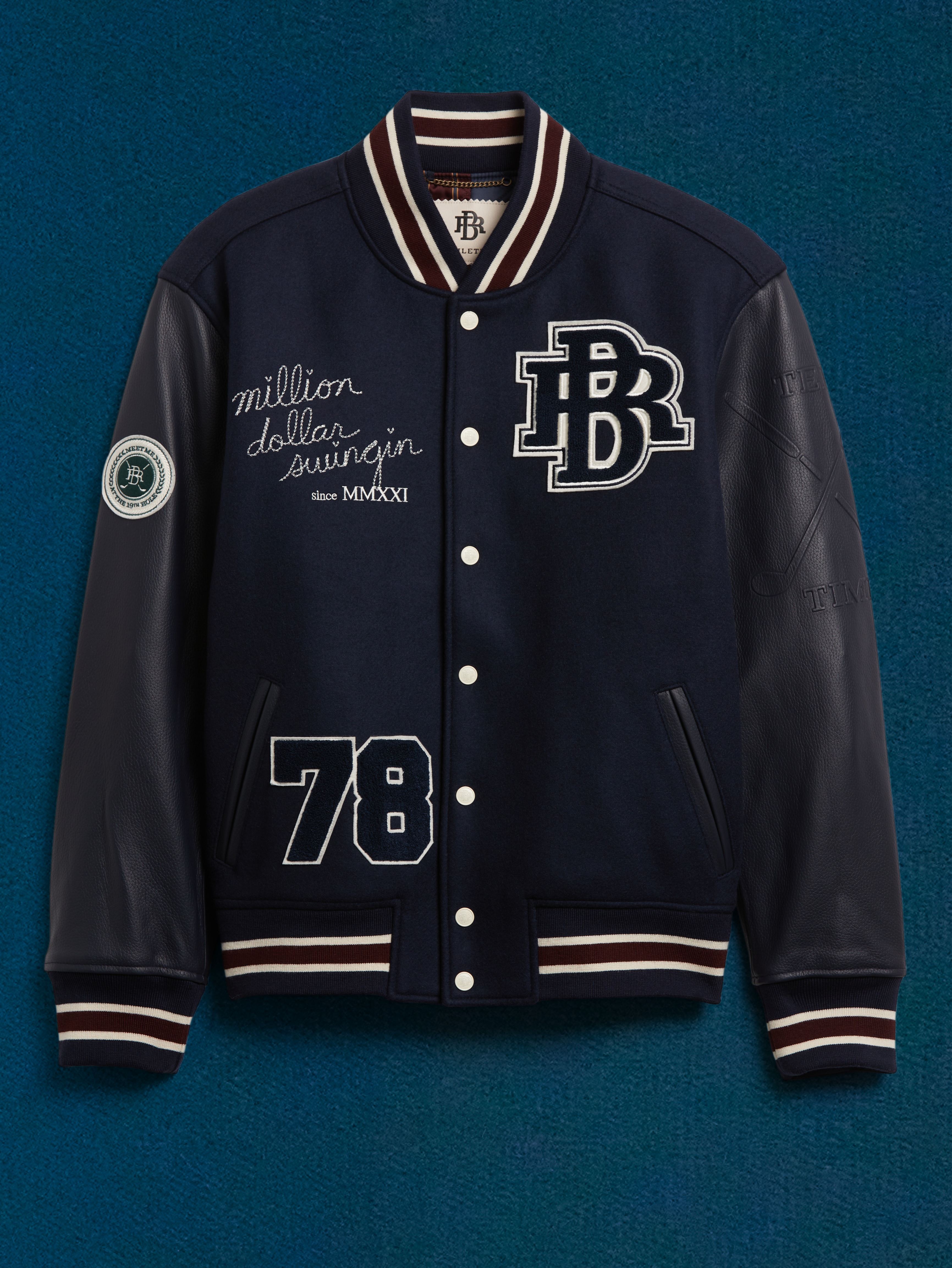 BR ATHLETICS Varsity Jacket | Banana 