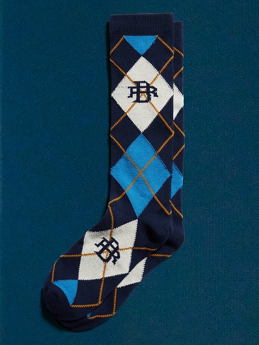 Banana Republic BR ATHLETICS Argyle Sock. 1