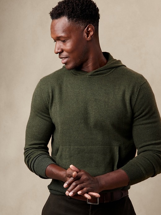 Ugo Cashmere Sweater Hoodie Banana Republic