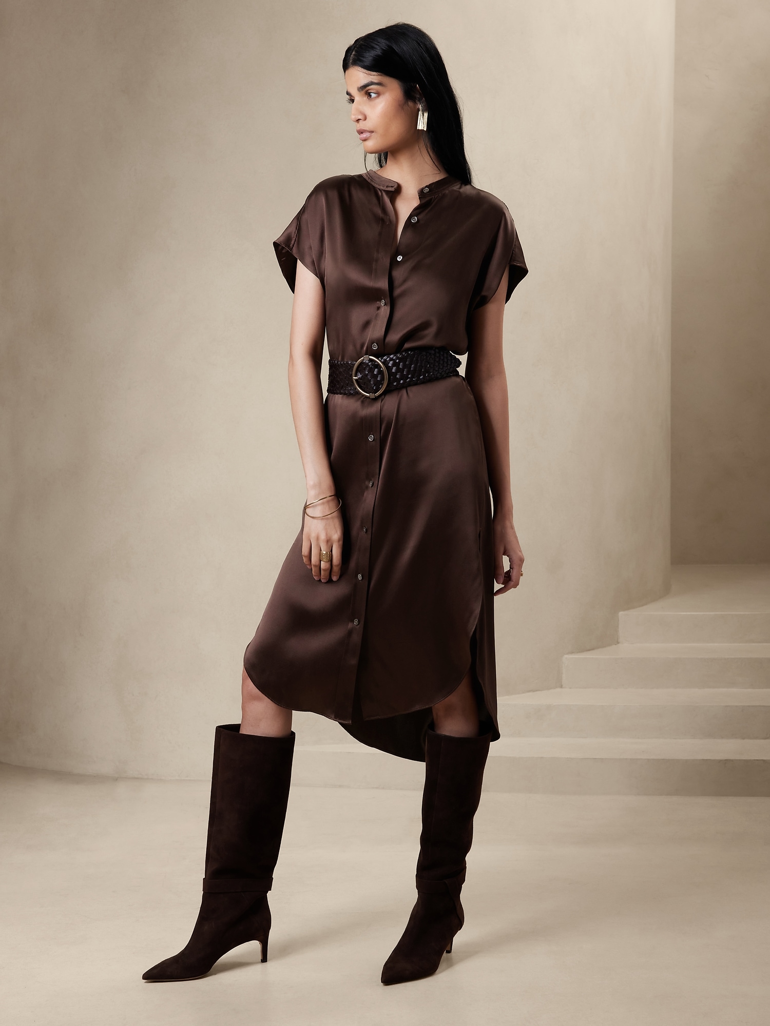 Banana republic cut out shirt dress - Dresses