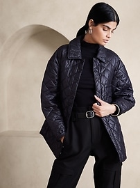 banana republic quilted jacket