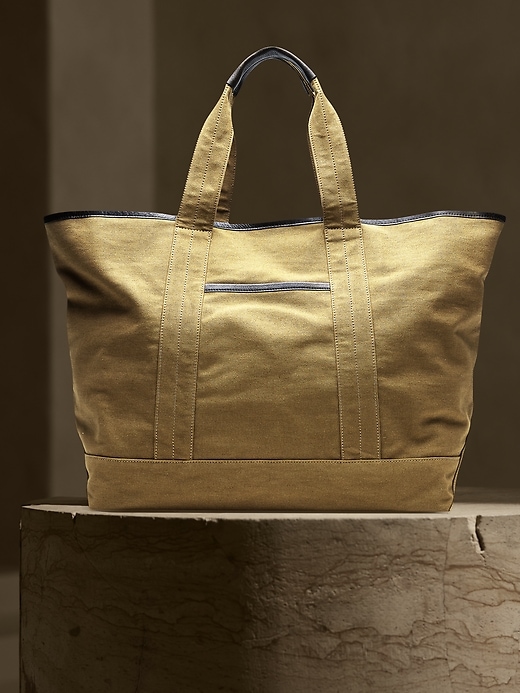 Large Canvas Tote | Banana Republic