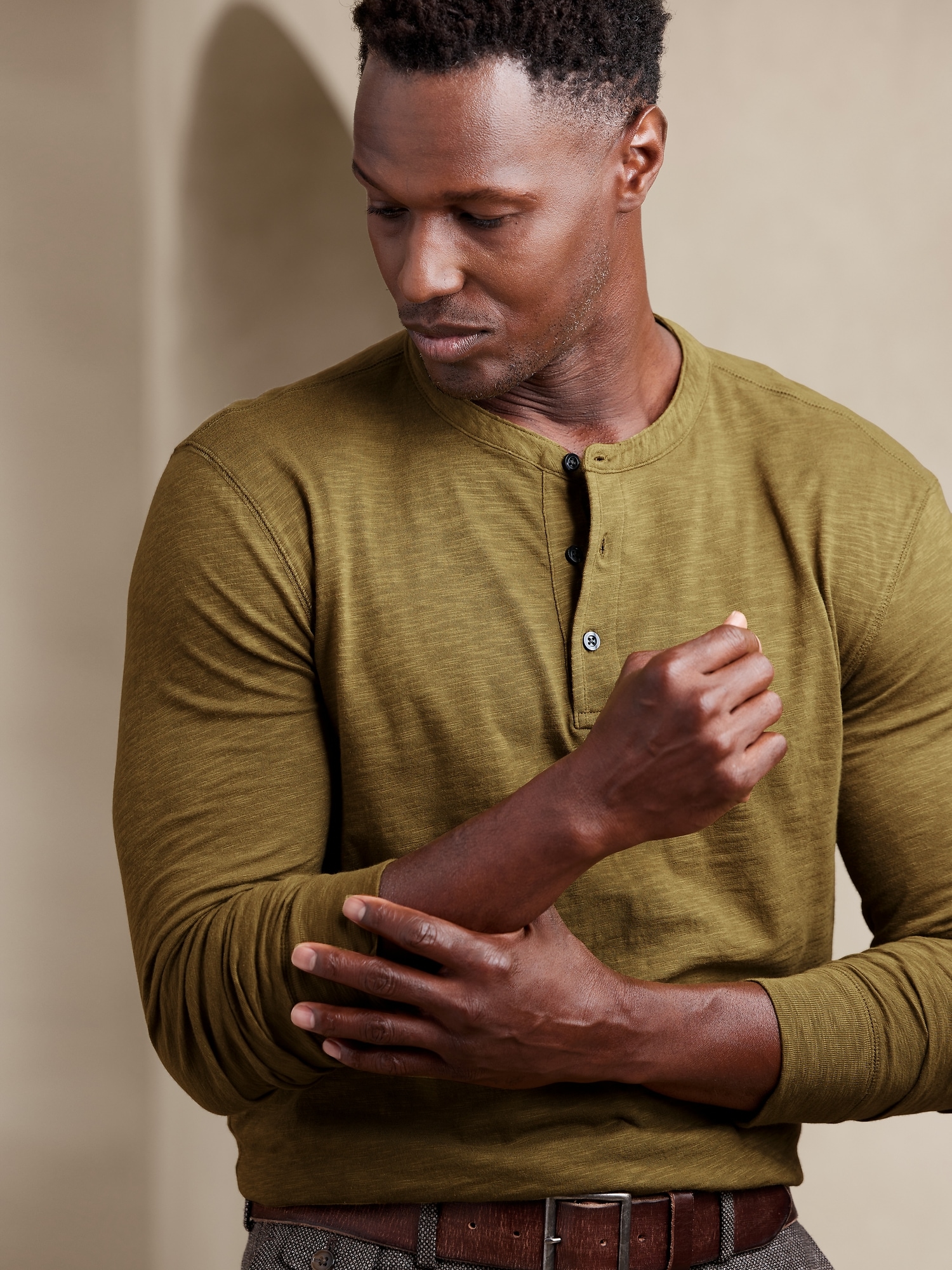 Soft Wash Henley T-Shirt, Banana Republic