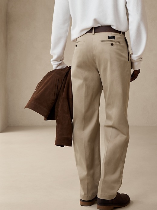 Image number 8 showing, BR ARCHIVES Smithfield Pleated Rapid Movement Chino