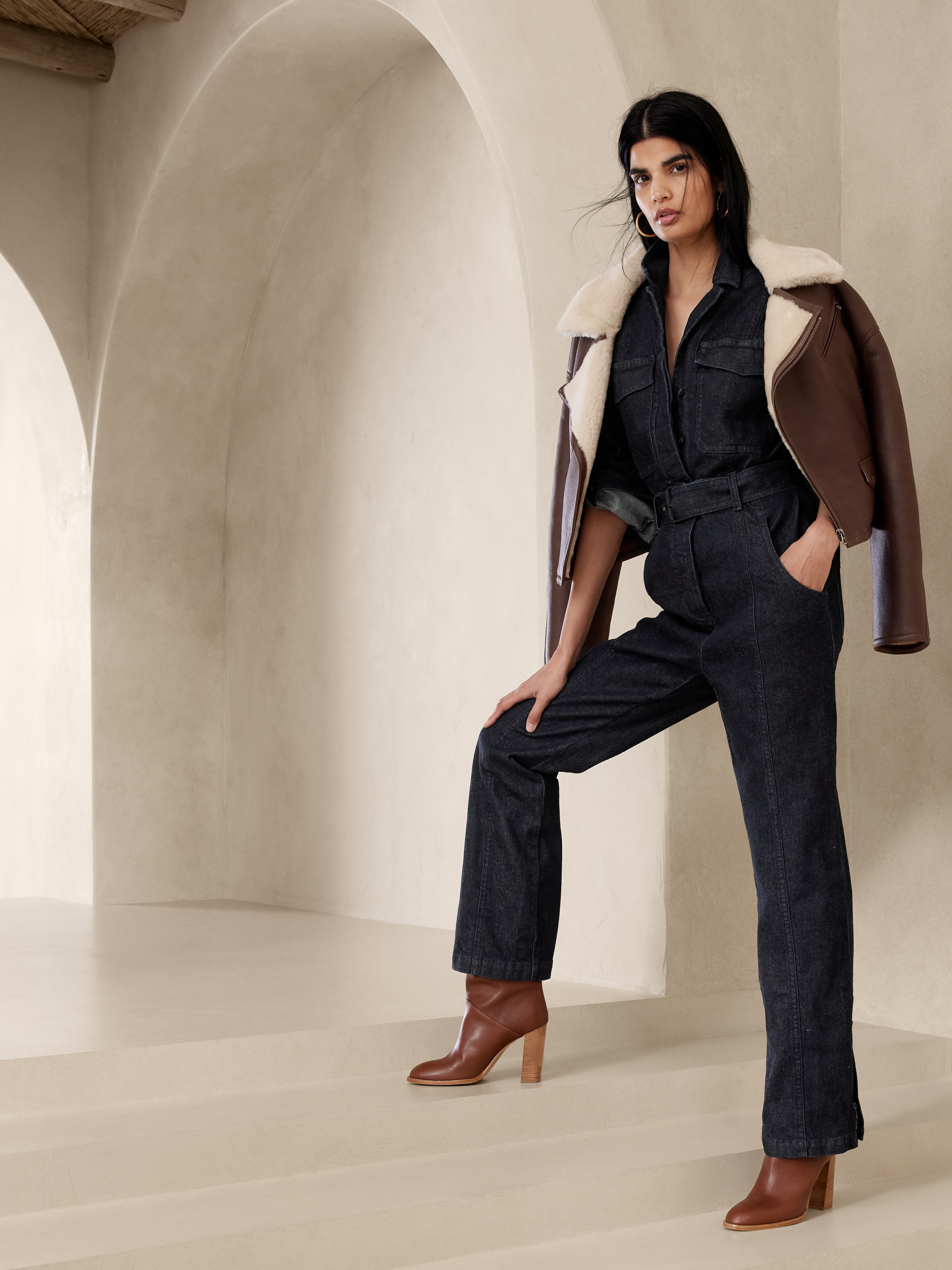 BANANA REPUBLIC FLIGHT JUMPSUIT ジャンプスーツ Utility Flight Jumpsuit | Banana Republic