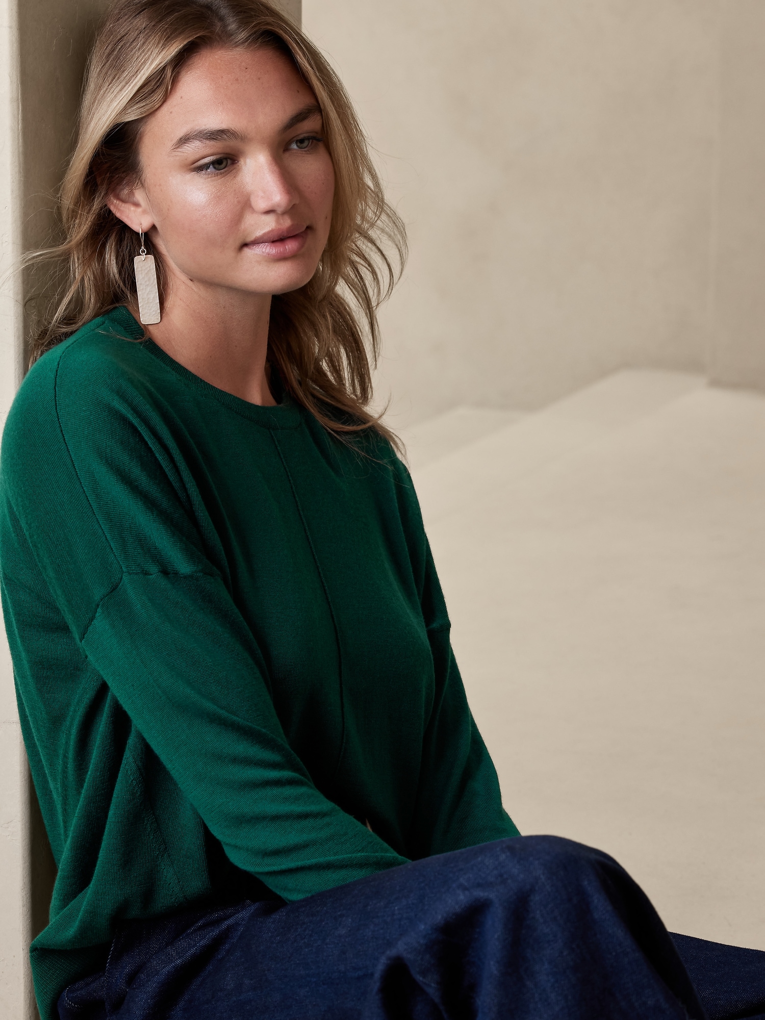 Petite Amira Merino Dolman Sweater