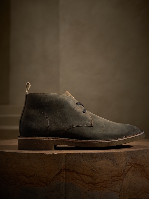 Brendt Leather Chukka Boot with Crepe Sole