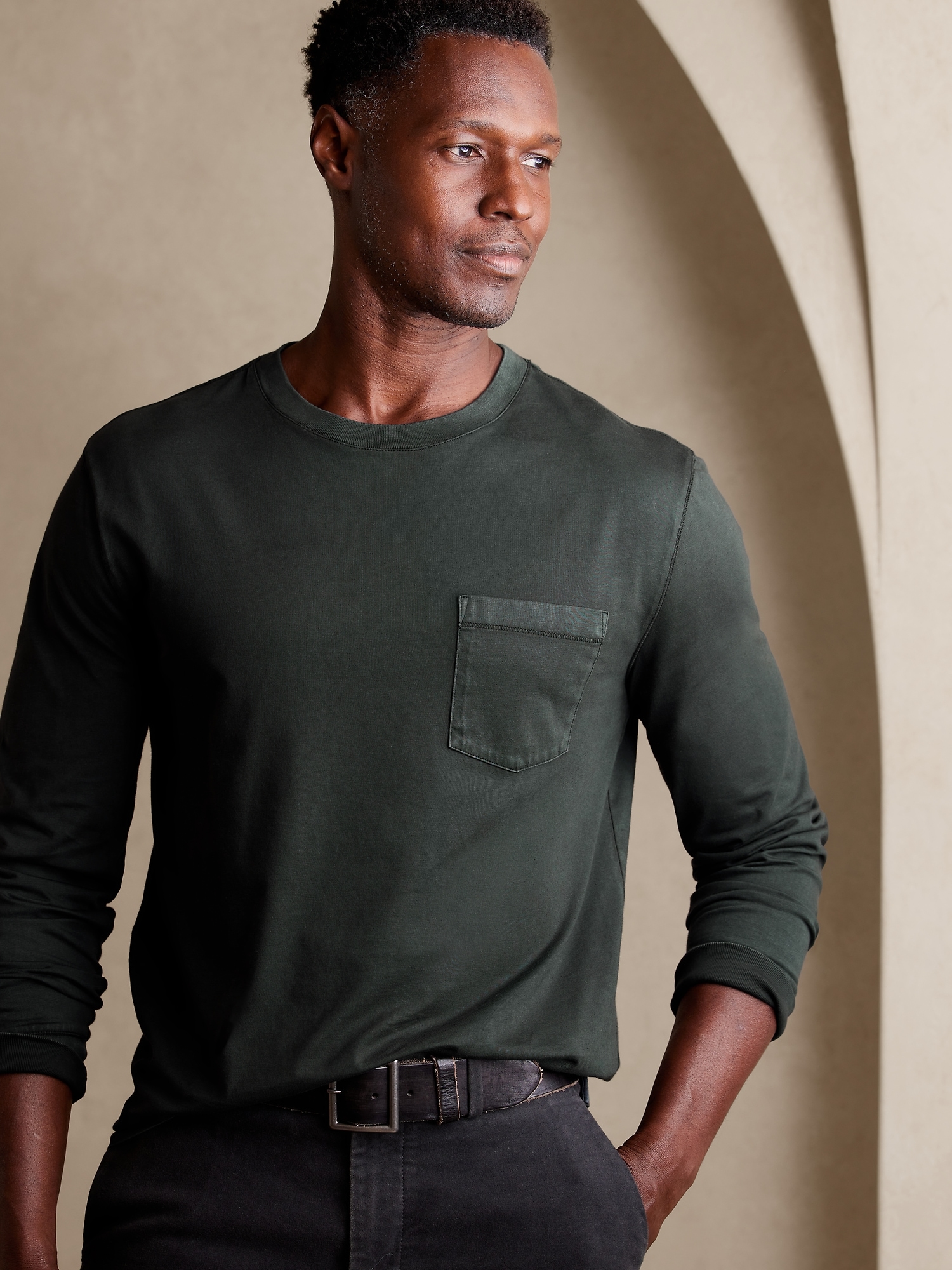 Authentic SUPIMA® Long-Sleeve T-Shirt