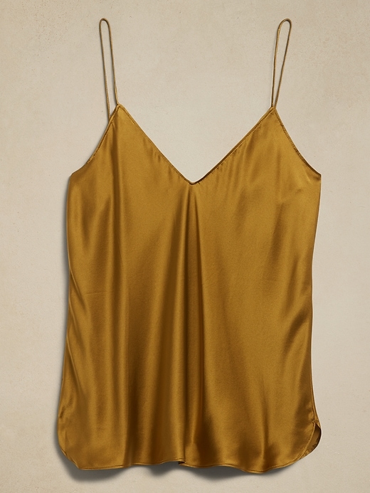 yellow silk camisole