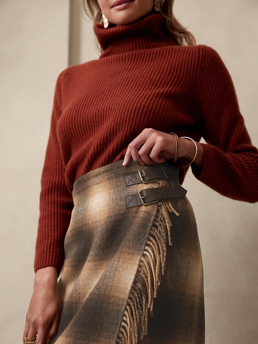 Image number 3 showing, Stella Blanket Skirt