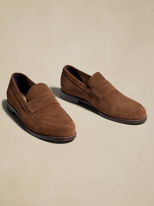 Jainna suede penny on sale loafer