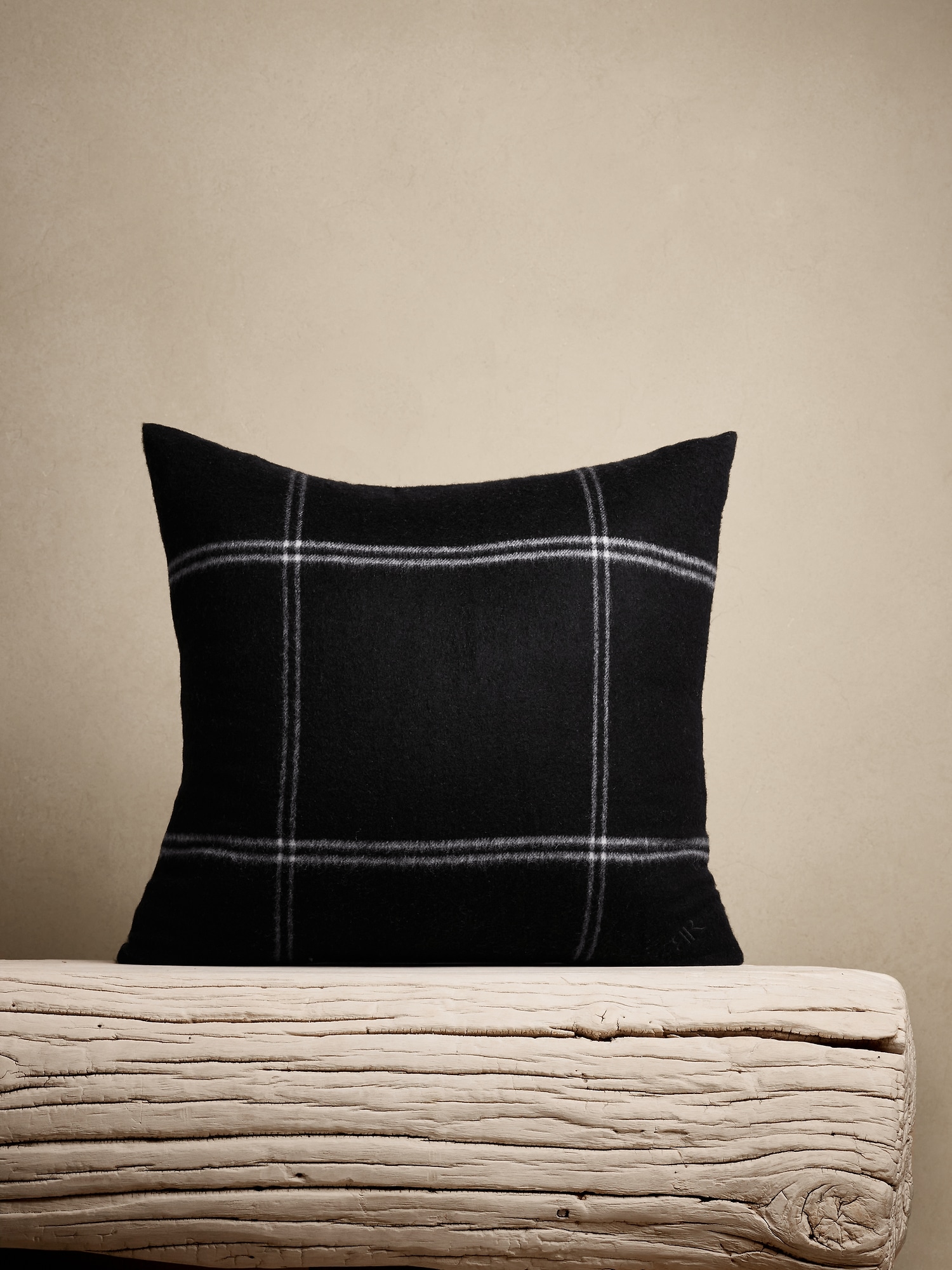 Signature Plaid Wool Pillow