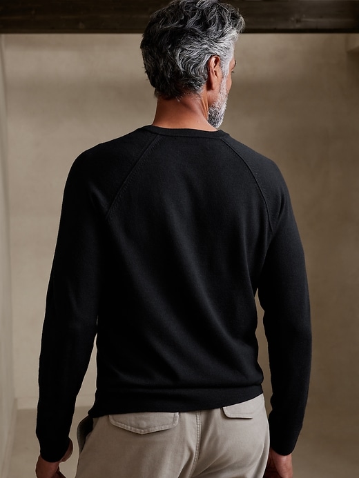 Cori Italian Merino Crew-Neck Sweater