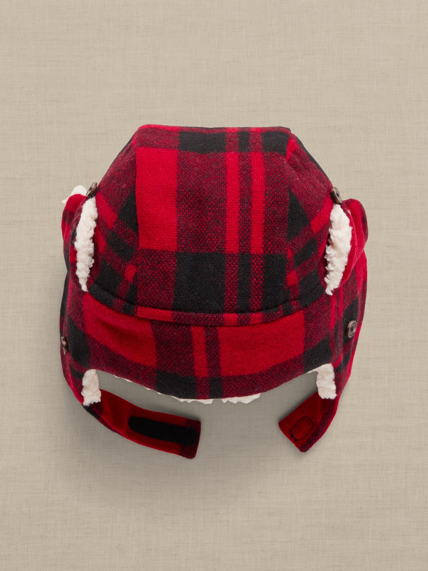 Plaid Trapper Hat for Baby