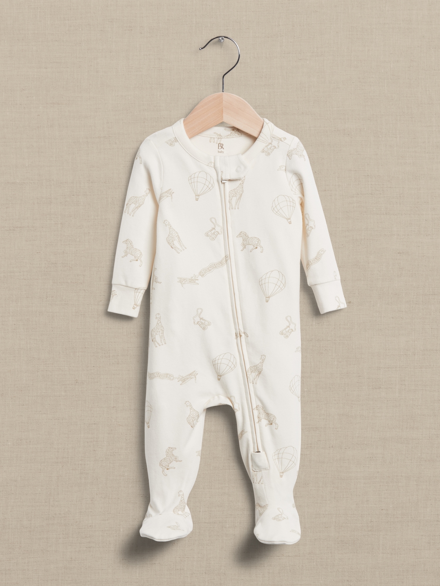 Bananarepublic Brushed Footed One-Piece for Baby