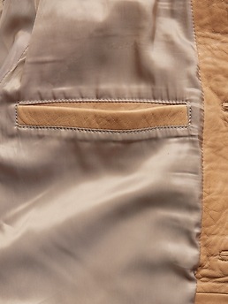 BR ARCHIVES Fringe Leather Jacket | Banana Republic