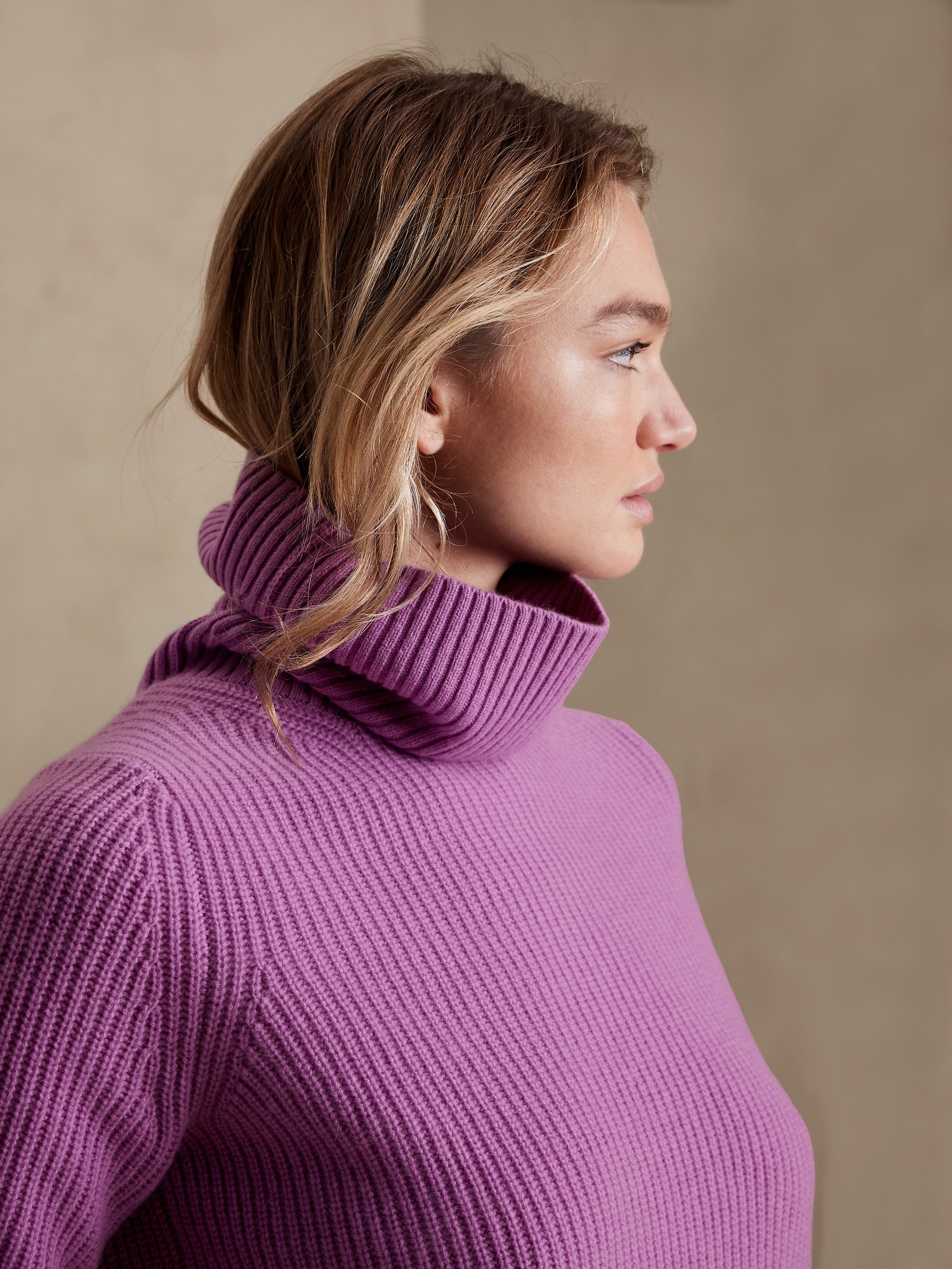 Chiara Cashmere Turtleneck Sweater