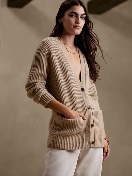 Image number 1 showing, Curio Cashmere Cardigan