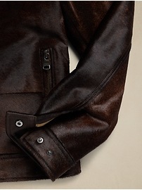 Dylan Haircalf Leather Jacket