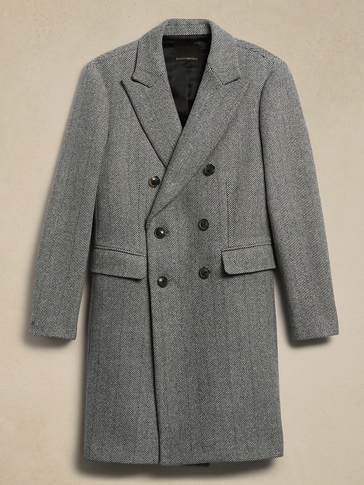Image number 5 showing, Merino-Cashmere Top Coat