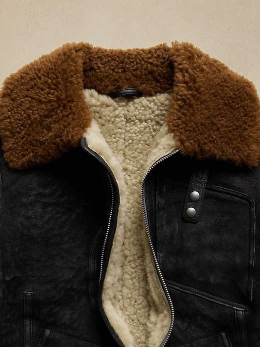 Image number 5 showing, Shearling Squadron Jacket