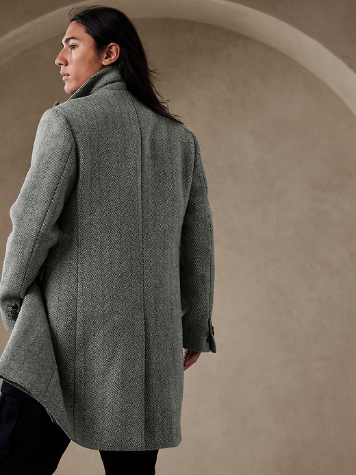 Image number 3 showing, Merino-Cashmere Top Coat