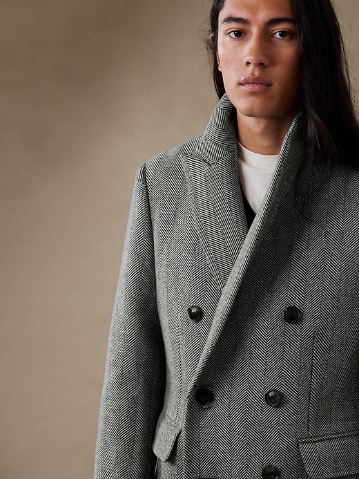 Image number 2 showing, Merino-Cashmere Top Coat