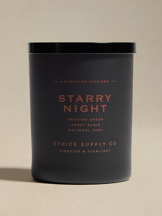 Ethics Supply Co &#x26;#124 Starry Night Candle