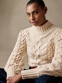 Ticino Puff-Sleeve Sweater