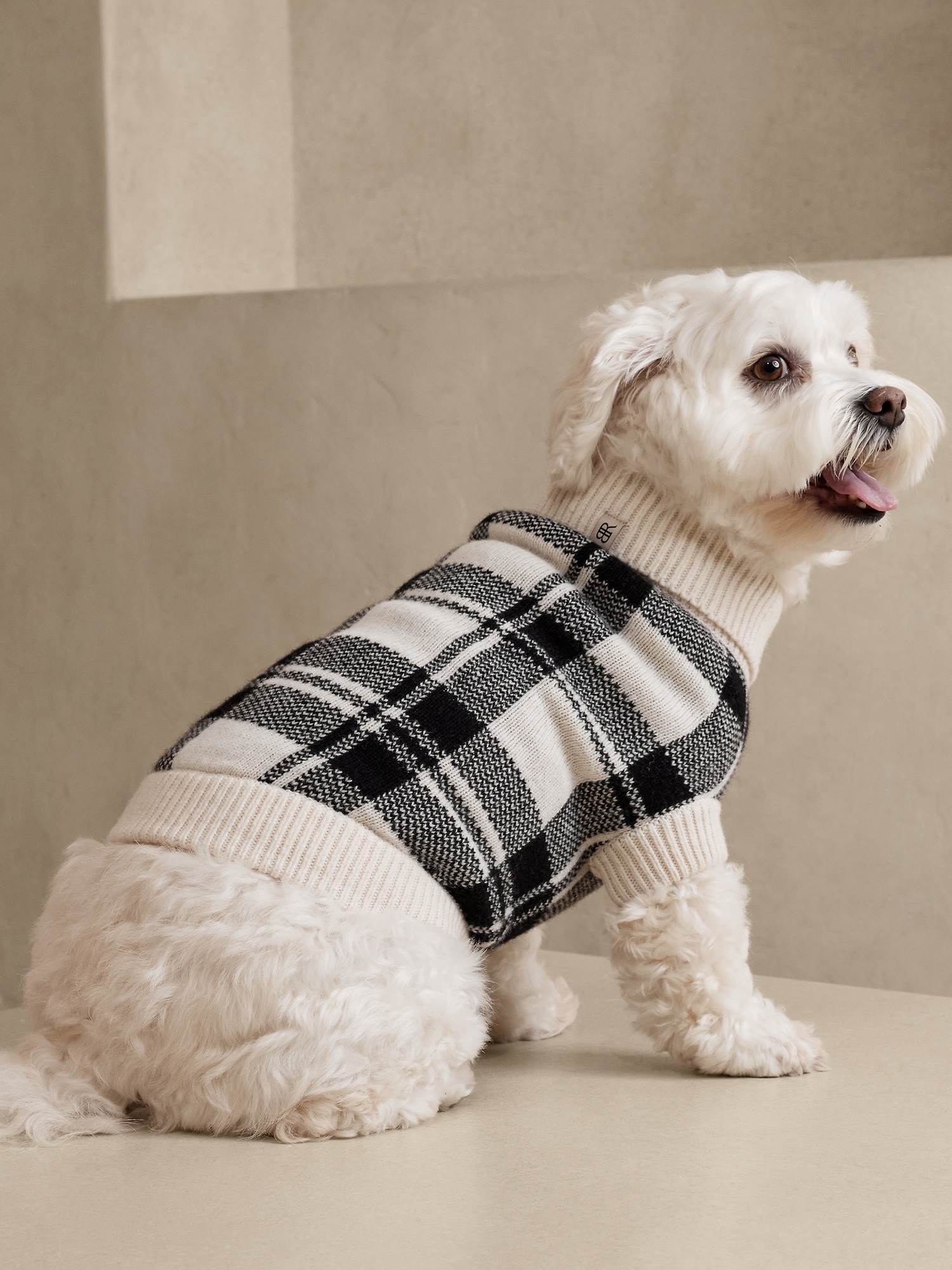 Lazar Plaid Dog Sweater