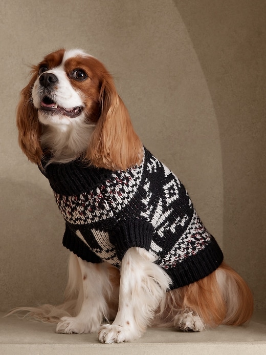 Rafa Fair Isle Dog Sweater