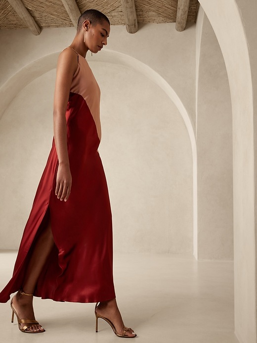 Image number 3 showing, Sombra Silk Maxi Dress