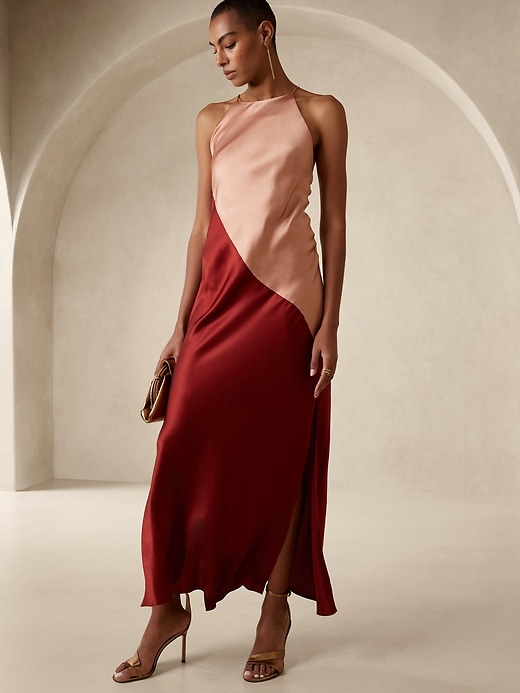 Image number 1 showing, Sombra Silk Maxi Dress
