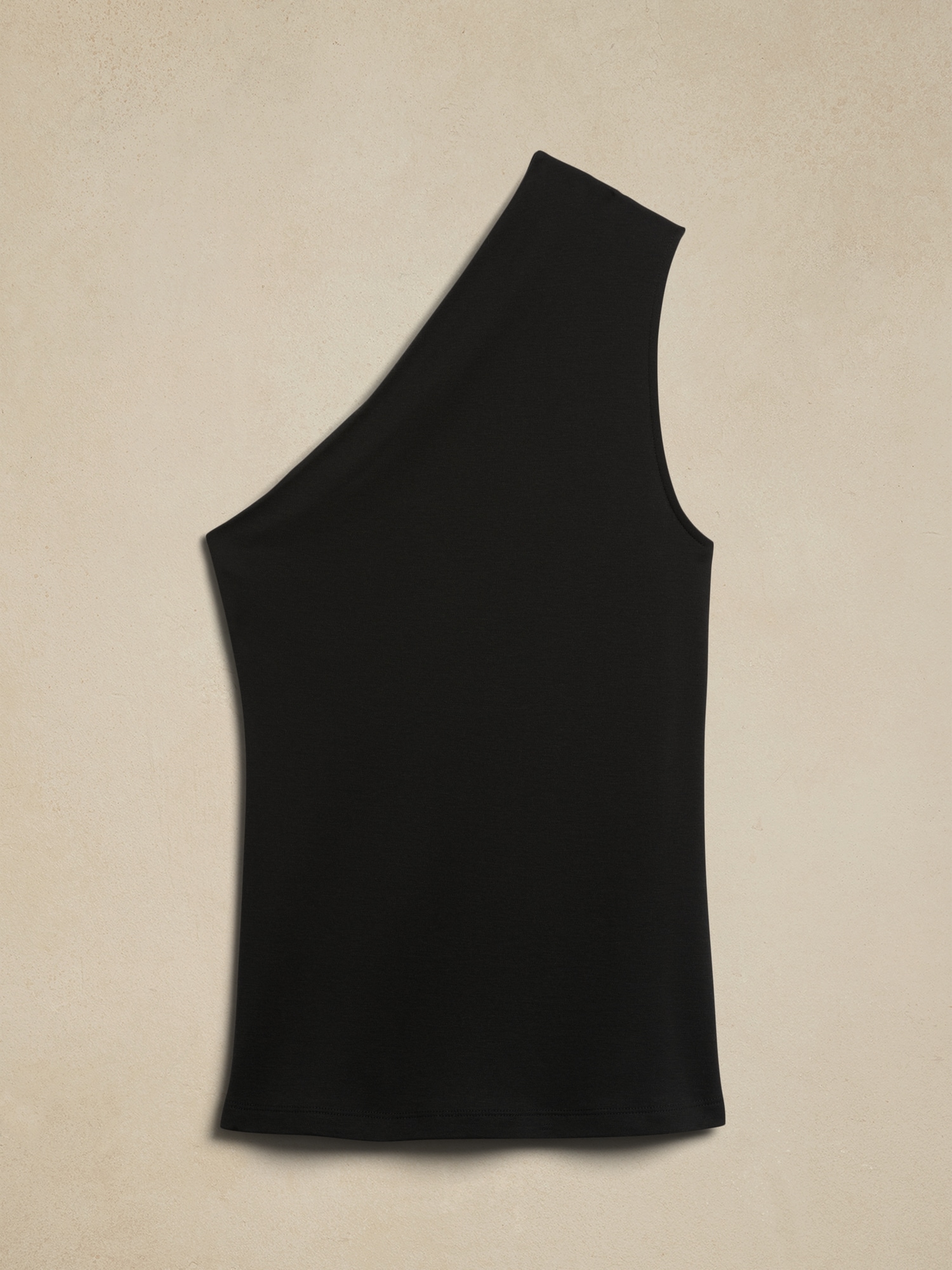 トップス WOOL ONE SHOULDER CUT TOP ZESICAOneShoulderSleevelessCut