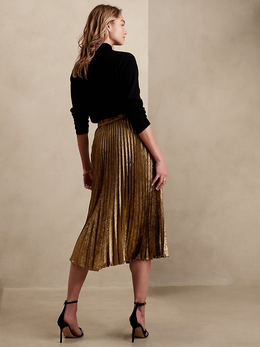 Image number 2 showing, Raggiera Pleated Skirt