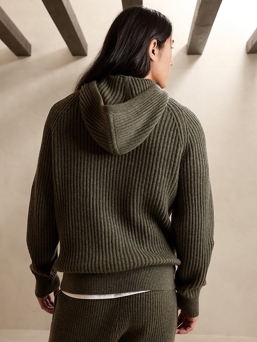 Image number 2 showing, Merino-Cashmere Hoodie