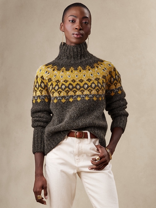 Rhea Fair Isle Sweater | Banana Republic