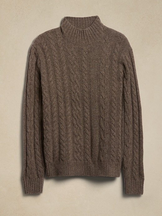 Image number 4 showing, Fireside Cable Sweater
