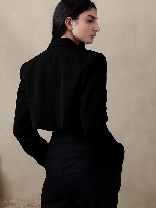 Image number 2 showing, Cara Cropped Tuxedo Jacket