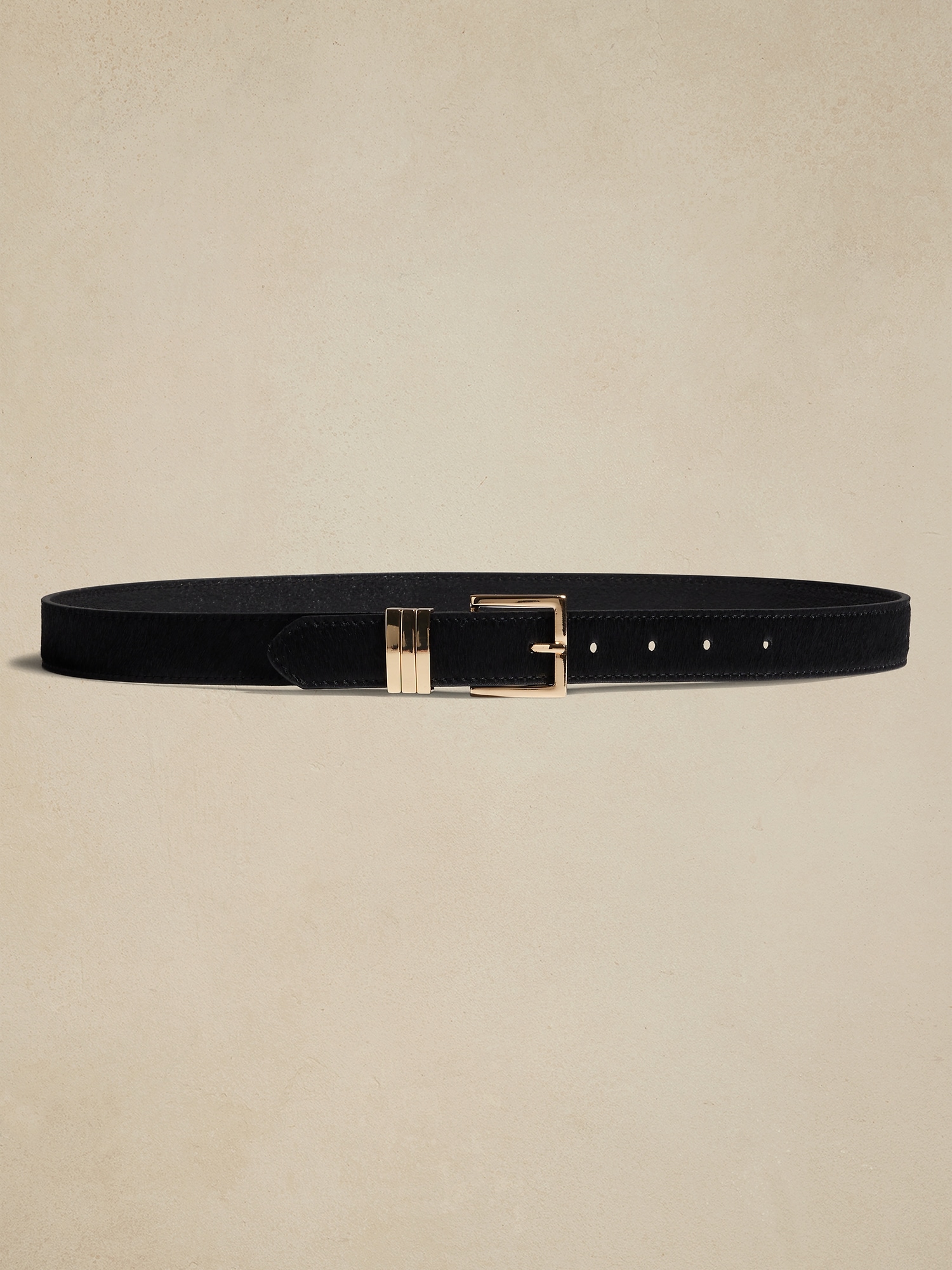 Quadrato Leather Belt