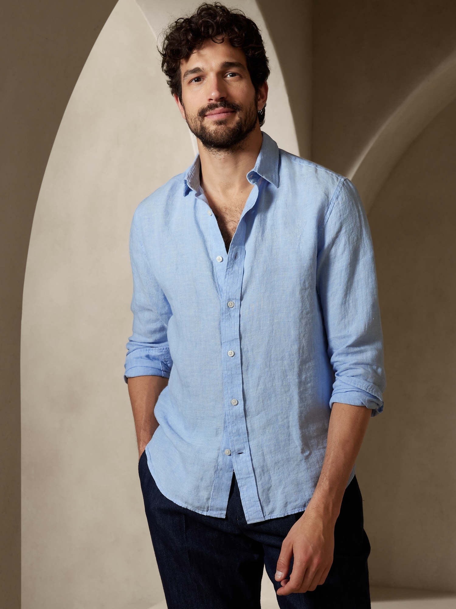 Castello Linen Shirt | Banana Republic