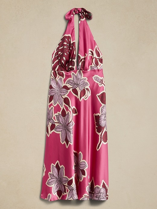 Image number 4 showing, Celestial Silk Halter Dress